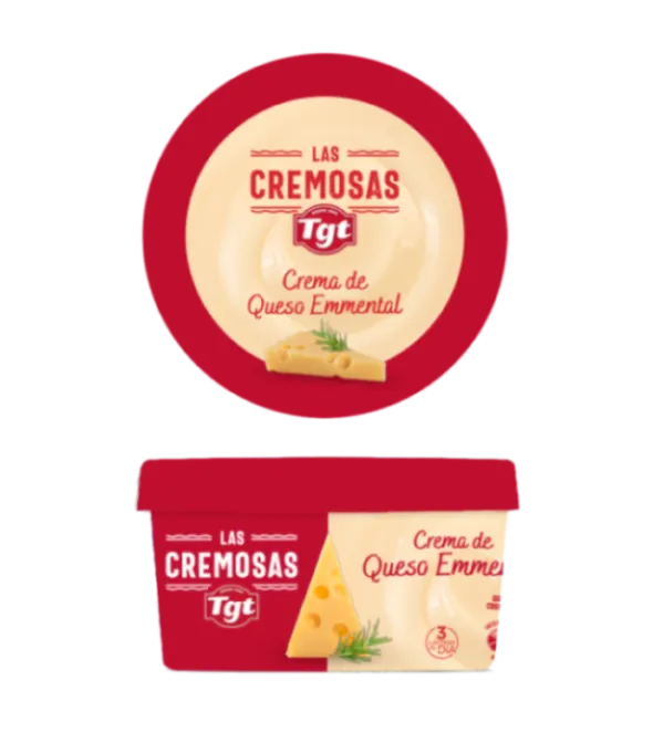 Las Cremosas Emmental 125Gr