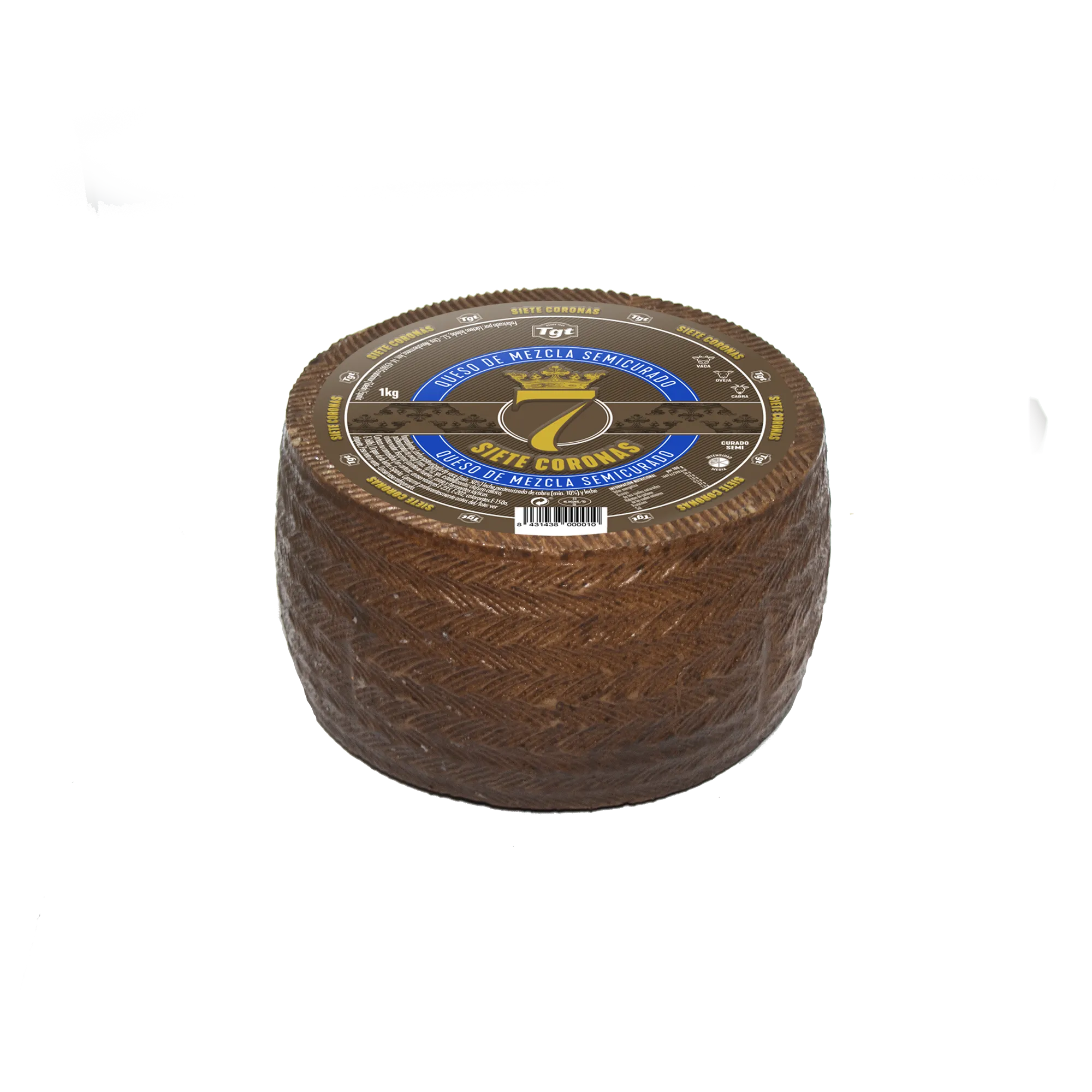 7 Coronas Semicurado Mezcla Mini