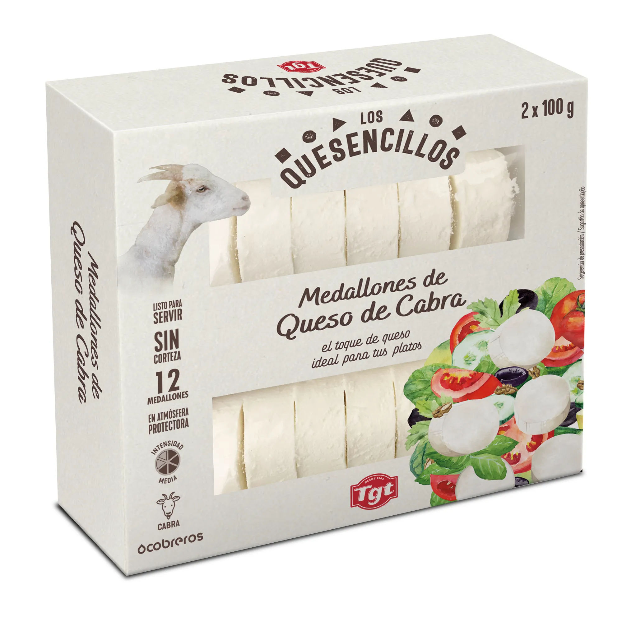 Quesencillos Medallones de queso de cabra 2x100g