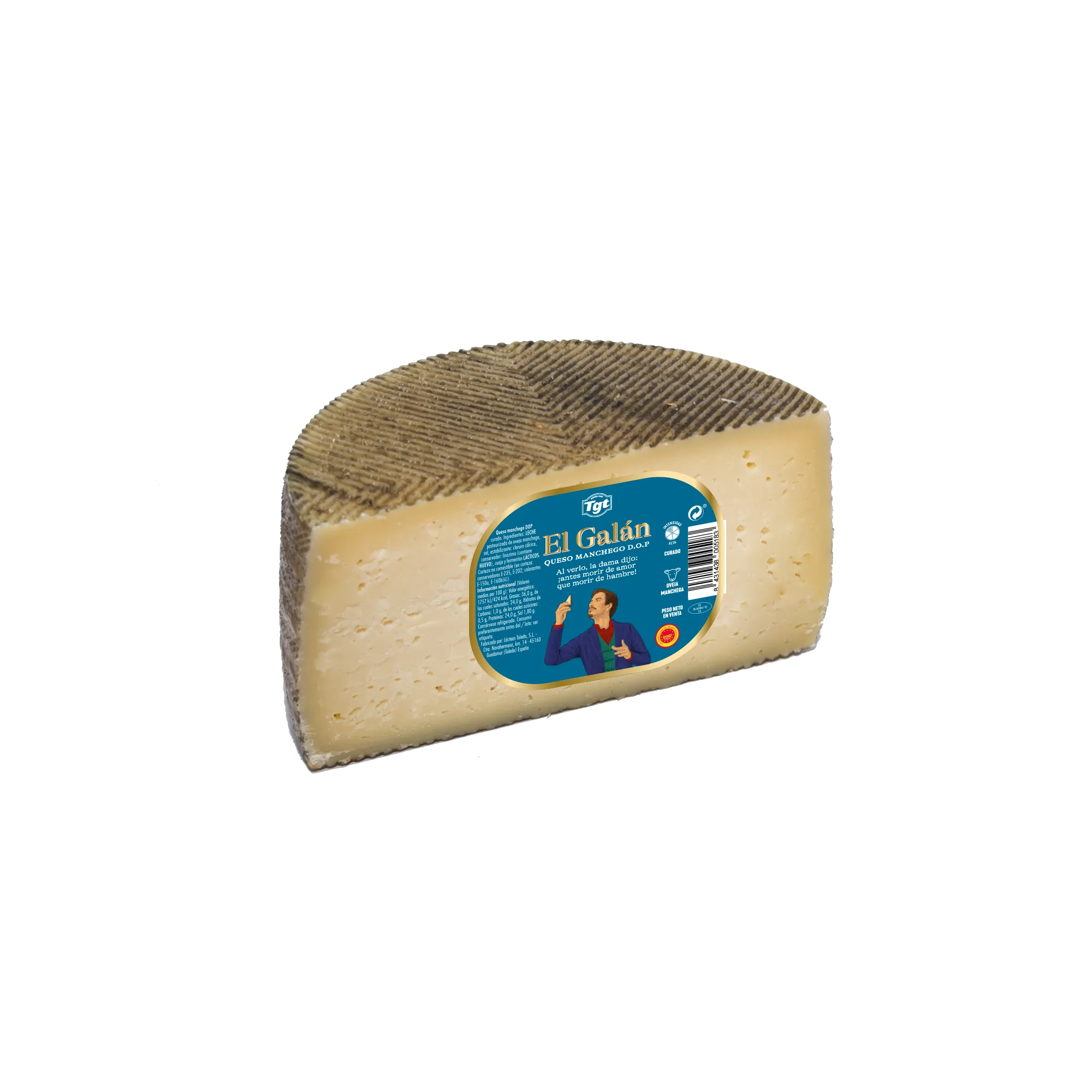 El Galán Manchego DOP Curado 1/2 pieza