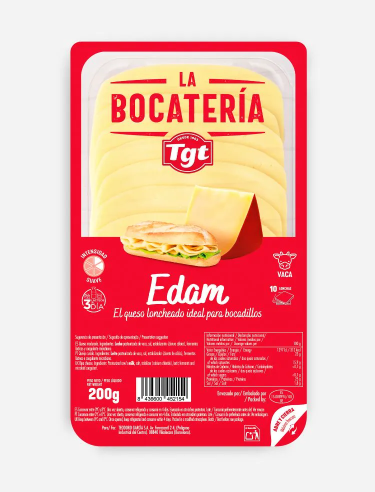 La Bocatería Edam 200 Gr