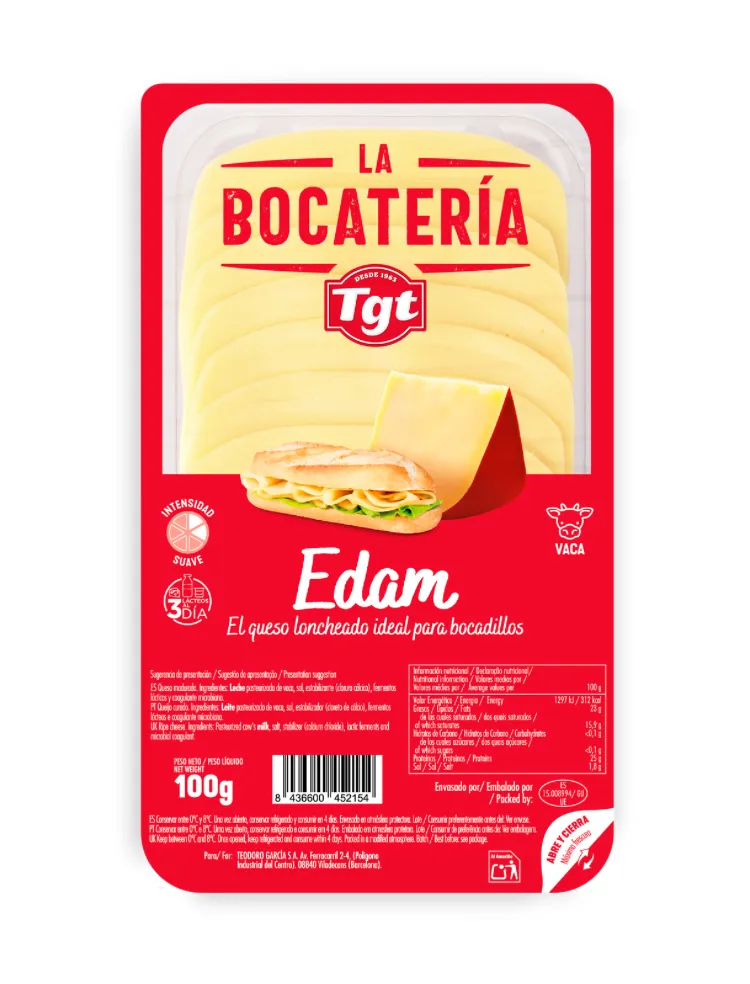La Bocatería Edam 100 Gr