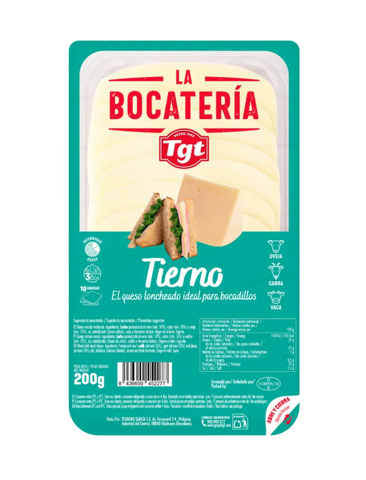 La Bocatería Tierno 200 Gr