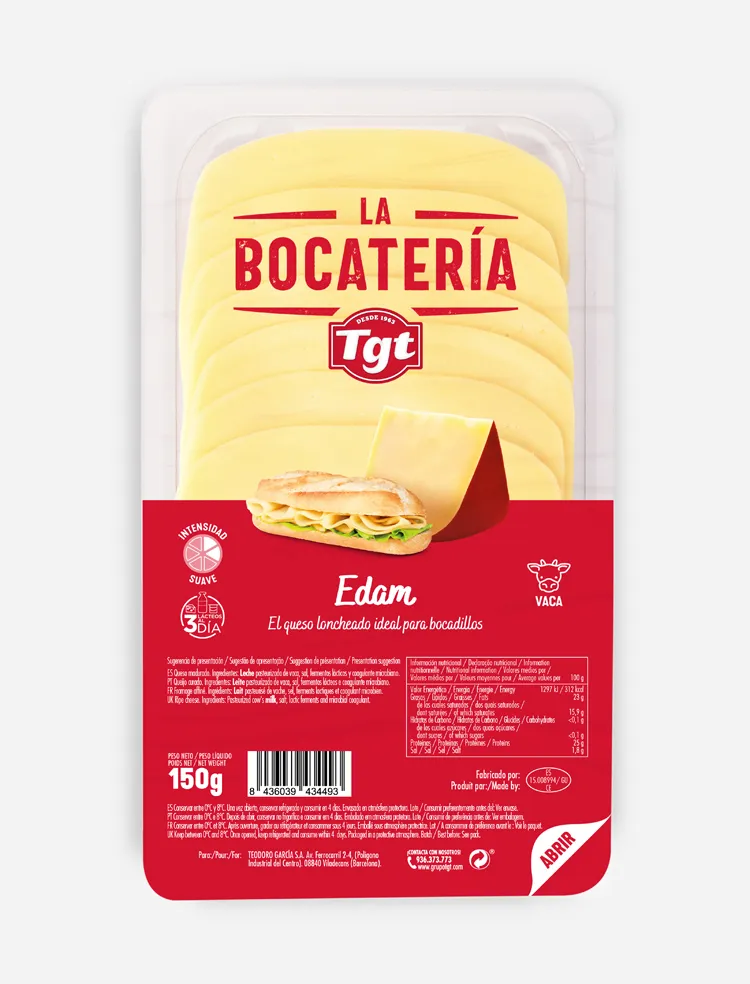 La Bocatería Edam 150 Gr