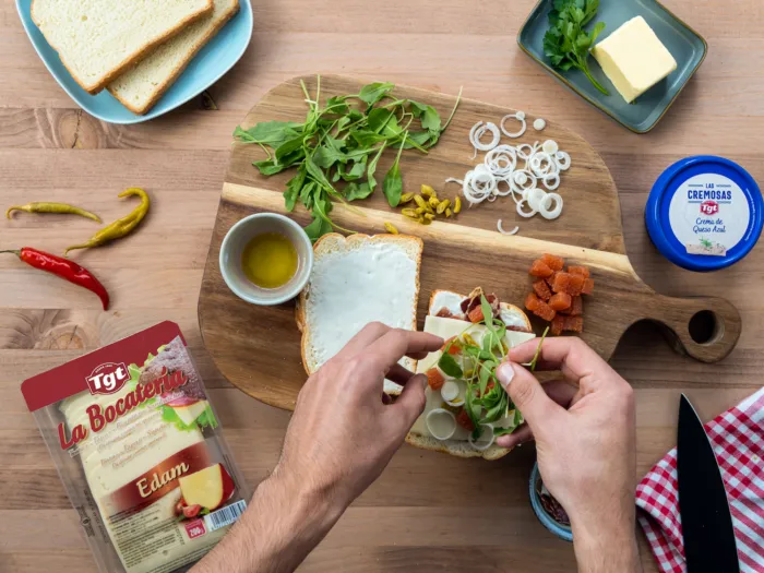 Rellenar el sándwich