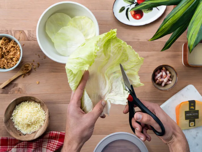 Cortar la lechuga