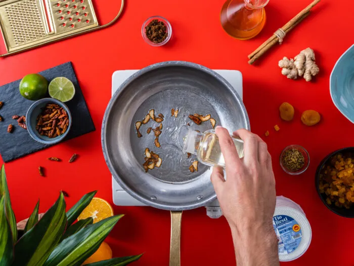 Freír los ingredientes