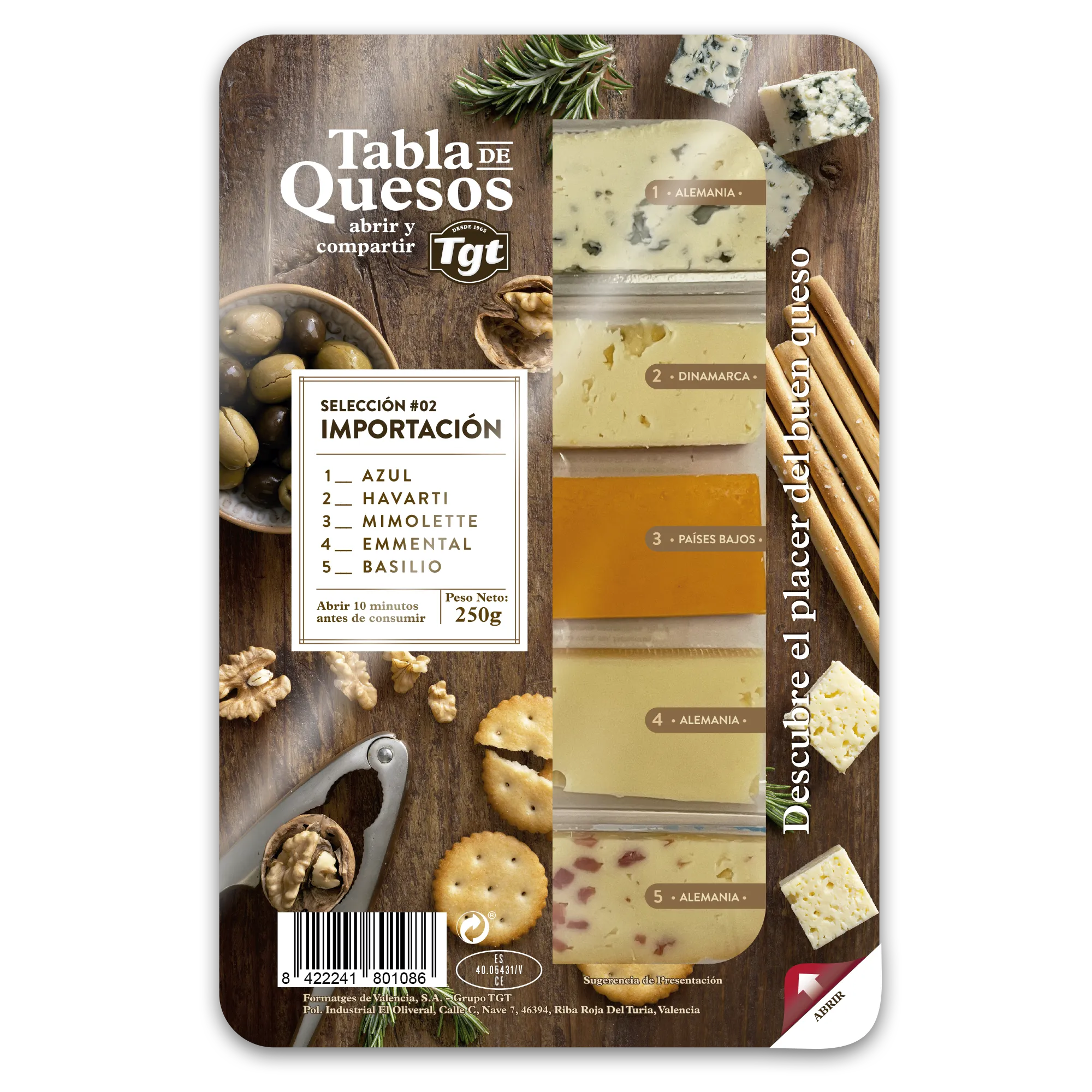 Tabla de Quesos Importación