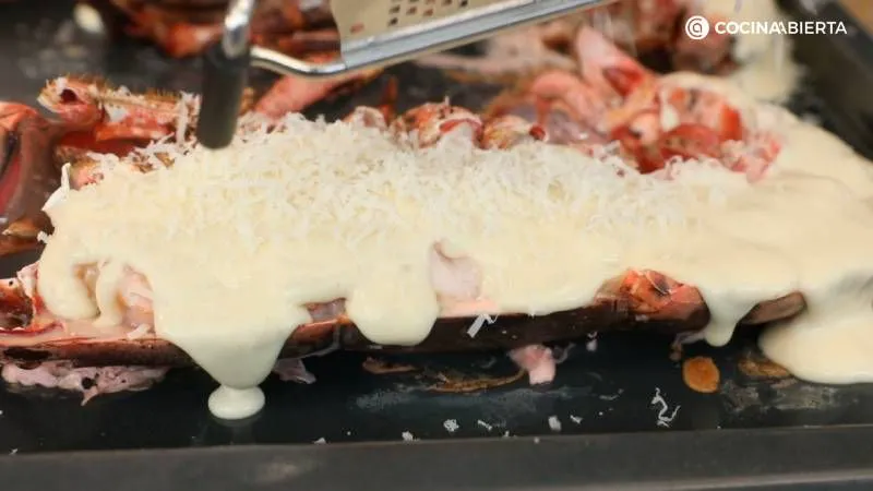 Preparación del Bovagante Thermidor rellenando el bovagante