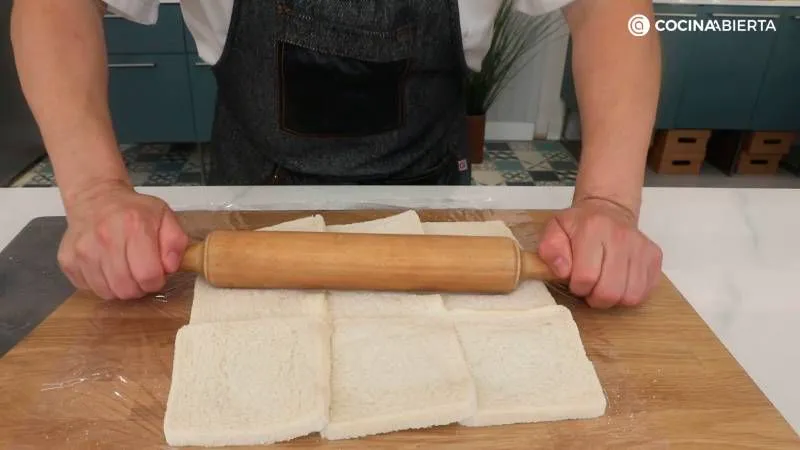 Prensar el pan de molde