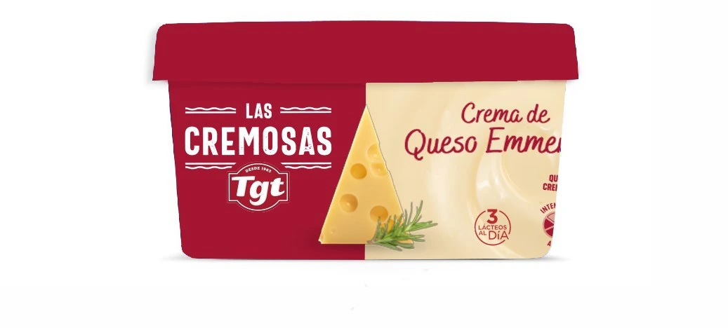 Las Cremosas - Crema de Emmental - Vaca - 125Gr