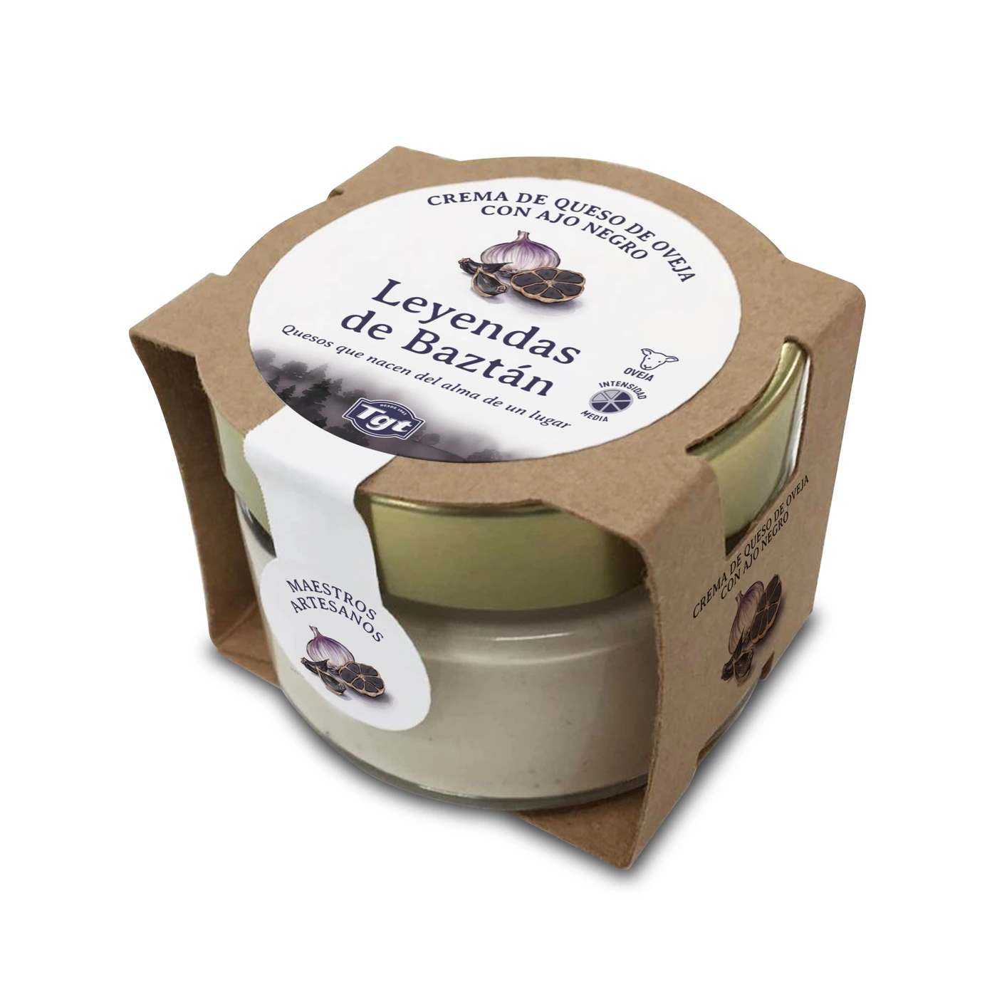 Leyendas de Baztán - Crema con ajo negro - Oveja - 100Gr